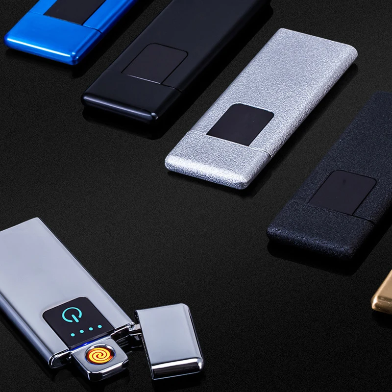 LG010 креативная индукция отпечатков пальцев USB металлическая зарядка