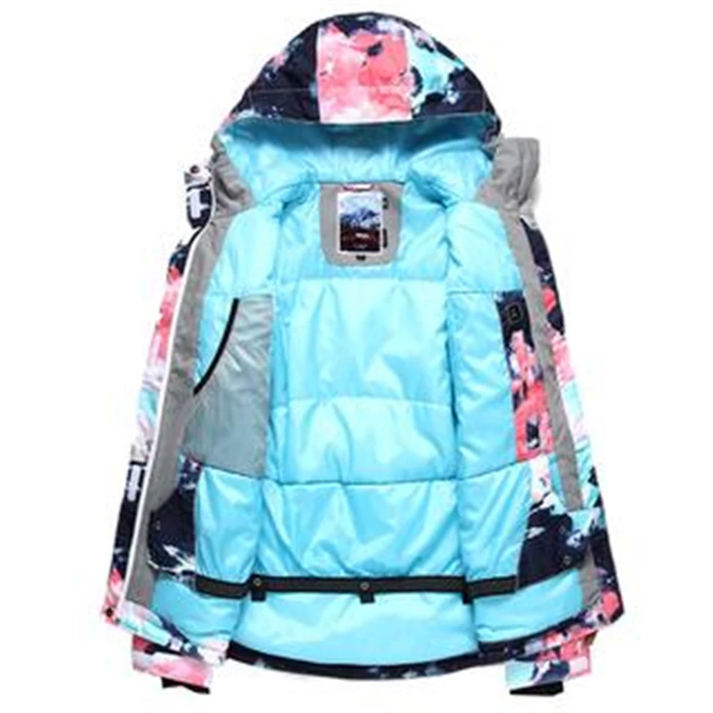 

Brand Gsou Snow Women Snow Jackets 10K Waterproof Windproof Winter Outdoor Sports Costume Girl's Snowboarding Suit Wear Female