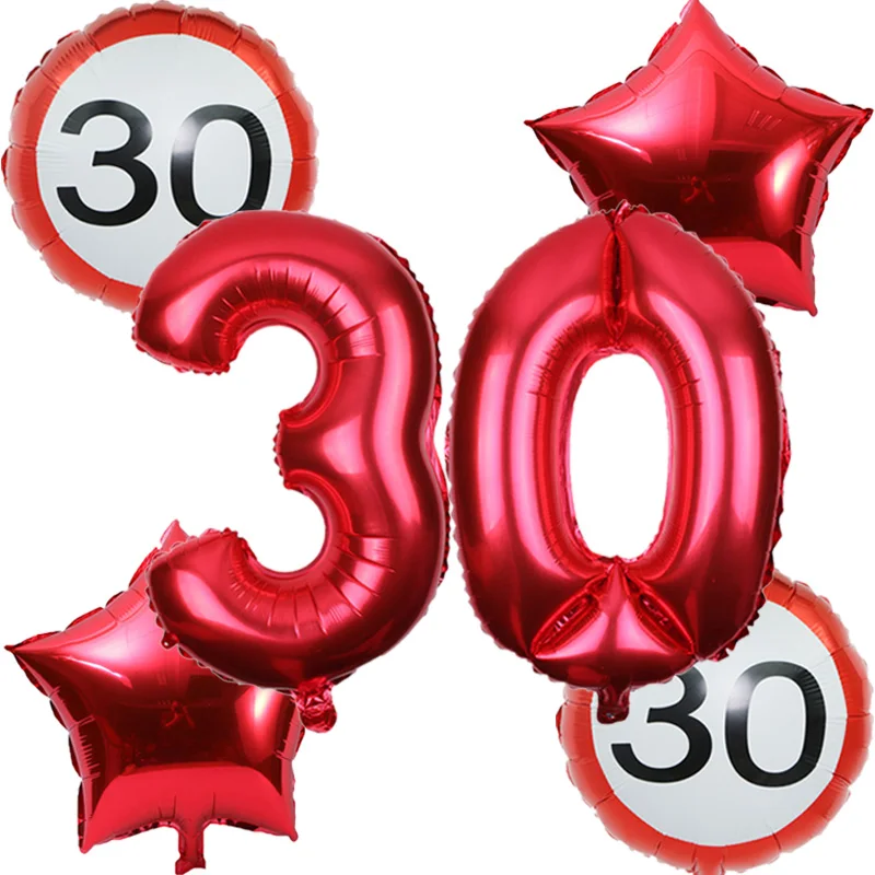 Воздушный шар globos 6 шт./компл. 32 дюйма 18/30/40/50|Воздушные шары и аксессуары| |