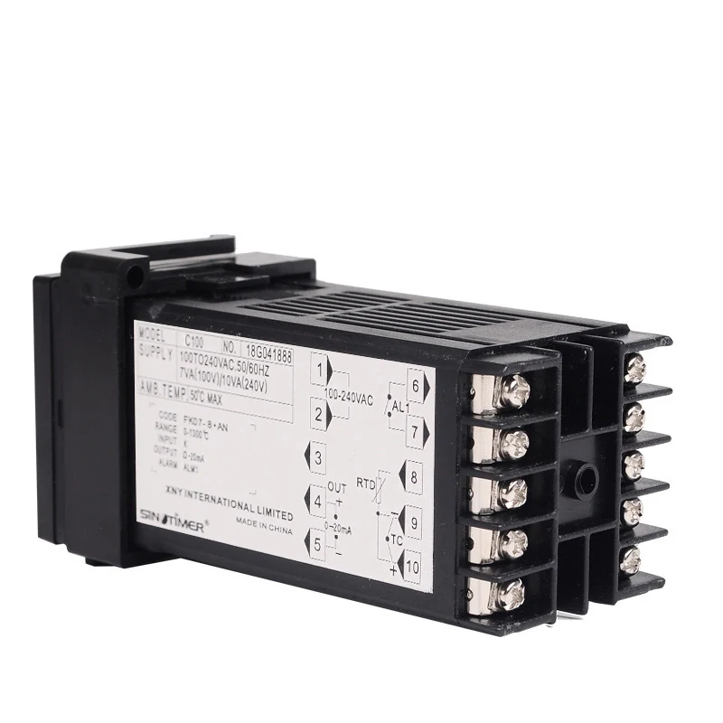 Цифровой универсальный ПИД регулятор температуры (K J R S B E N T PT100 PT100) вход ток 0 20 мА