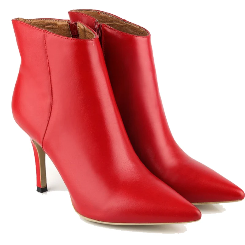 Colors Ladies Office Shoes Ankle Boots 