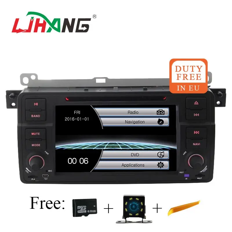 LJHANG 7 дюймов 1 Автомобильный dvd плейер din для BMW E46 M3 MG ZT Rover 75 Авто Радио Стерео Аудио