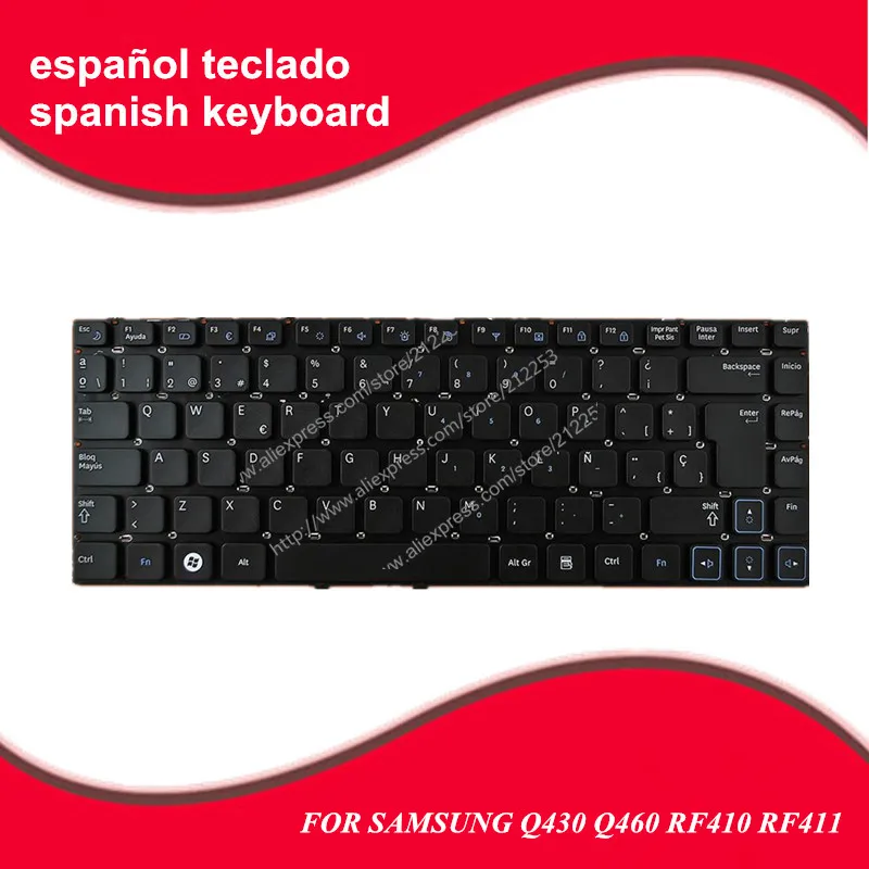 Запчасти Teclado испанской клавиатурой кабель для дисплея Samsung RV409 RV411 RV413 RV415 RV419 RV420