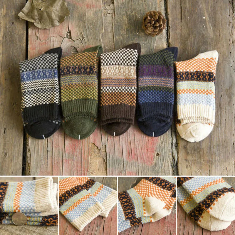 Винтажное мужское теплое зимнее Теплое повседневное платье из мягкой шерсти и