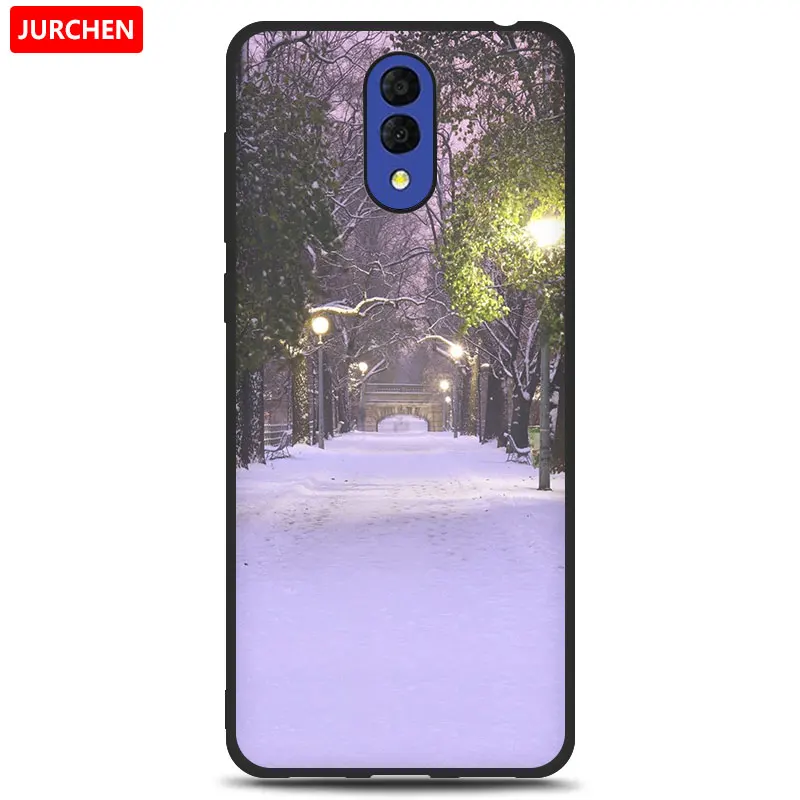 18 JURCHEN Case For Alcatel 3L Case Soft Tpu Silicone Back Cover For Alcatel 3L 3 L Case Cover Funda Printing Bag Cartoon - Цвет: 18