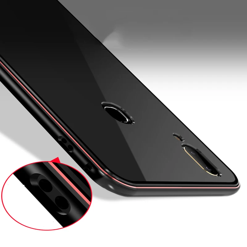 Чехлы для Vivo Y85a чехол жесткая задняя часть PC металлический бампер деловой