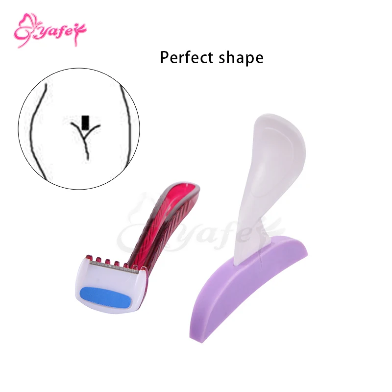 YAFEI Epilator Secret Bikini Privates Parts Adult Erotic sex toys Pubic Hair Shaving Template Wax Razor Sex for Women | Красота и