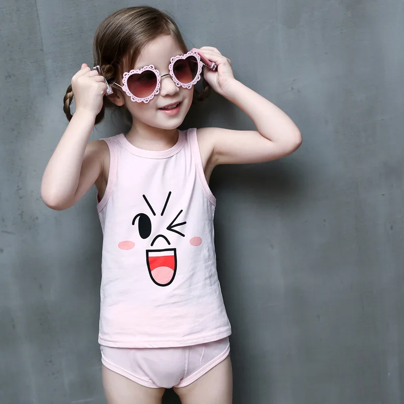 Скидка 2016 мода лето новорожденных девочек мультфильм выражение печати хлопок