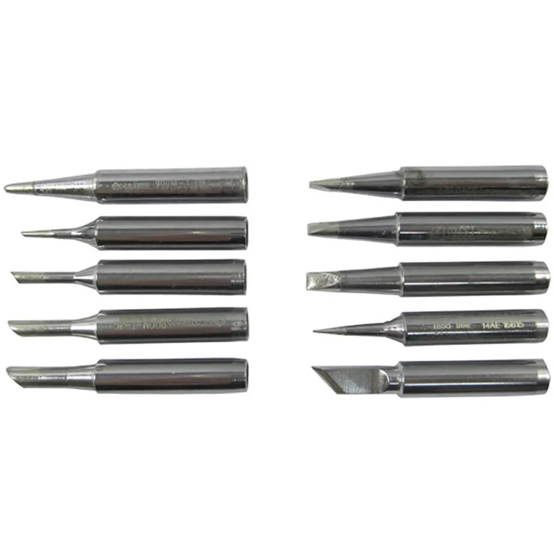 

10pcs/lot Lead-free Solder Screwdriver Iron Tip 900M-T for Hakko Lukey 852D Soldering Rework Station Tool