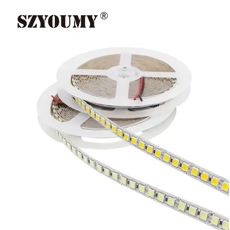 SZYOUMY SMD 5054 Светодиодная лента 5 м 120 светодиодов/м гибкая света 600 светодиодов