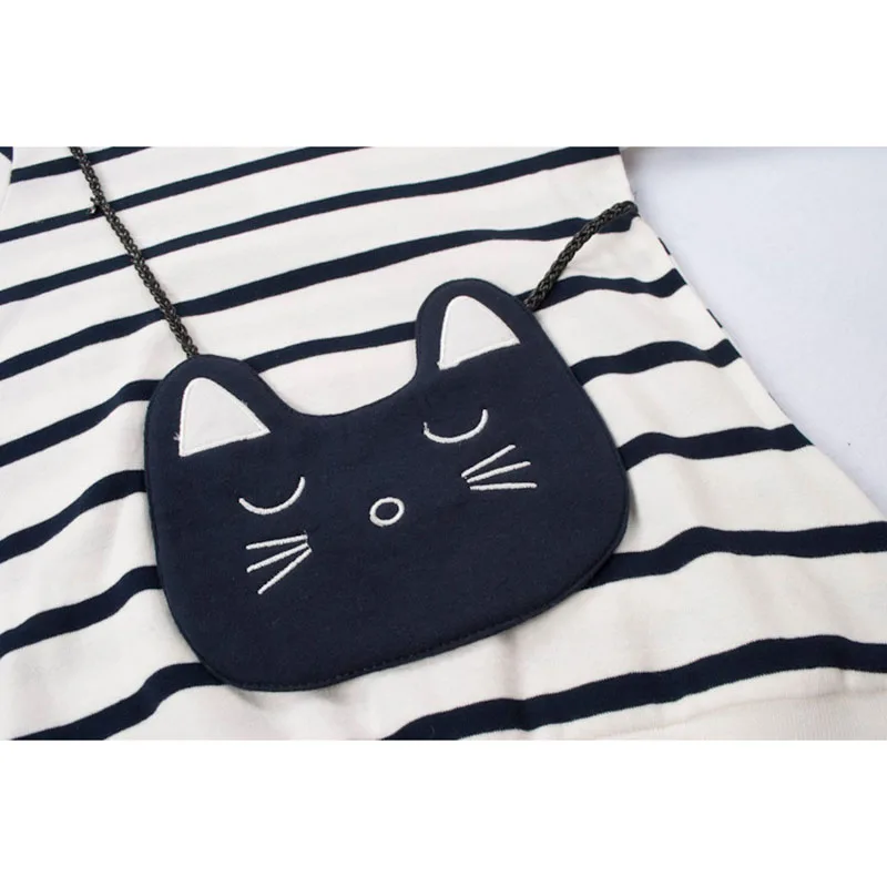 Комплекты одежды для девочек новая весенне осенняя хлопковая рубашка в полоску с