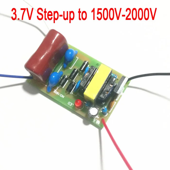 DC 3V 4 2 V 3 7 Step до 1500V 2000V 1800V высоковольтный дуговой импульсный Повышающий Модуль