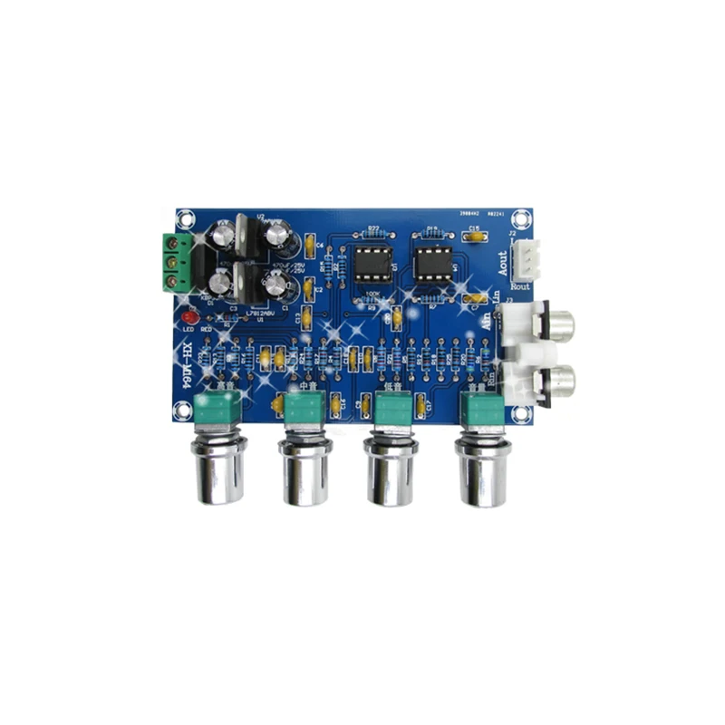 

NE5532 Preamp Pre Amplifier Audio Adjustment Plate Double AC12V HIFI Amplifier Preamplifier Volume Tone Control Board