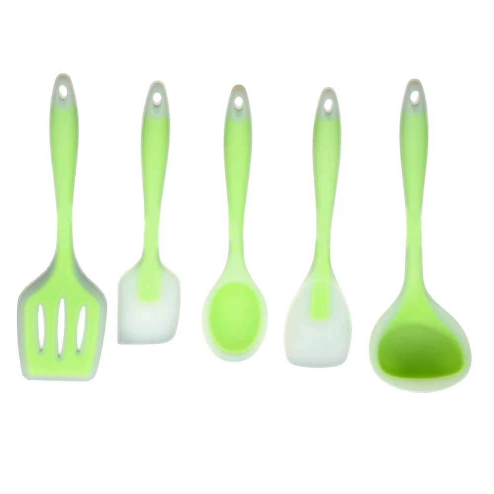 5 шт термостойкие кухонные принадлежности набор антипригарных силиконовых