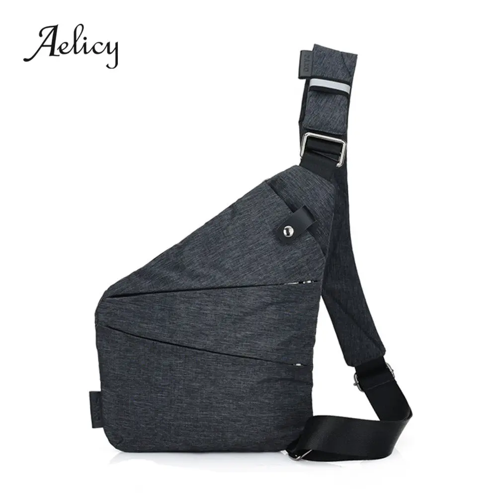Aelicy 2020 новые сумки с защитой от кражи мужские нагрудные магнитной кнопкой модные
