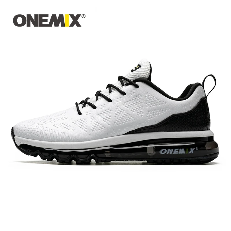 ONEMIX Men Sneakers Shoes Outdoor Sport Homme Zapatillas Hombre Trainers Shoes Ultra Stability Leather Running Shoes for Men