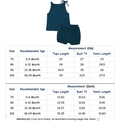 New 2PCS Toddler Baby Girls Ruffle Solid Vest Tops+Shorts Pants Outfits Summer Clothes Set | Мать и ребенок