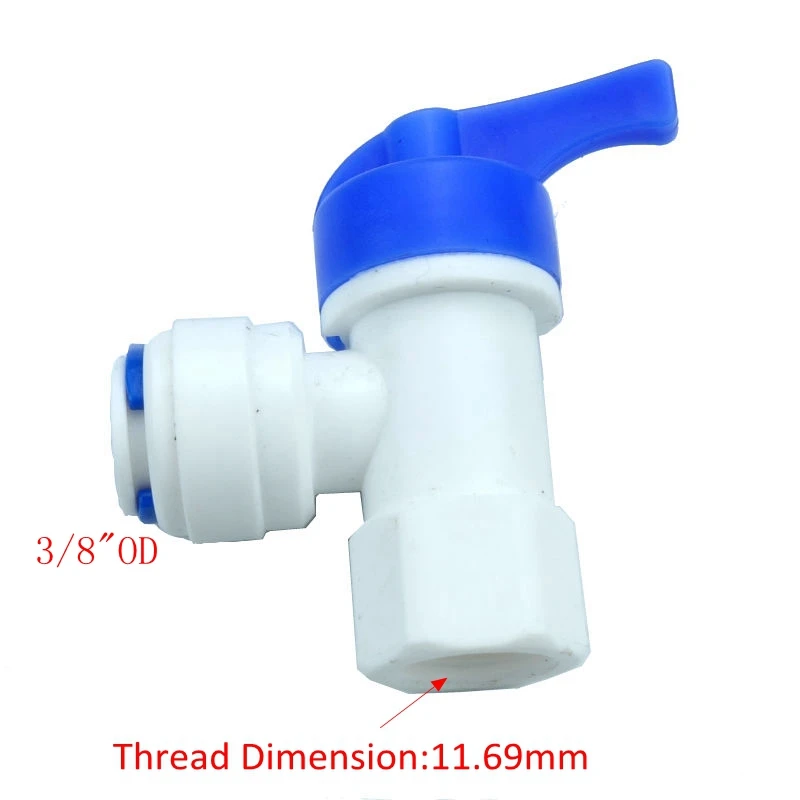 Очиститель воды обратный осмос аквариумная система шаровой клапан POM|ball valve|quick