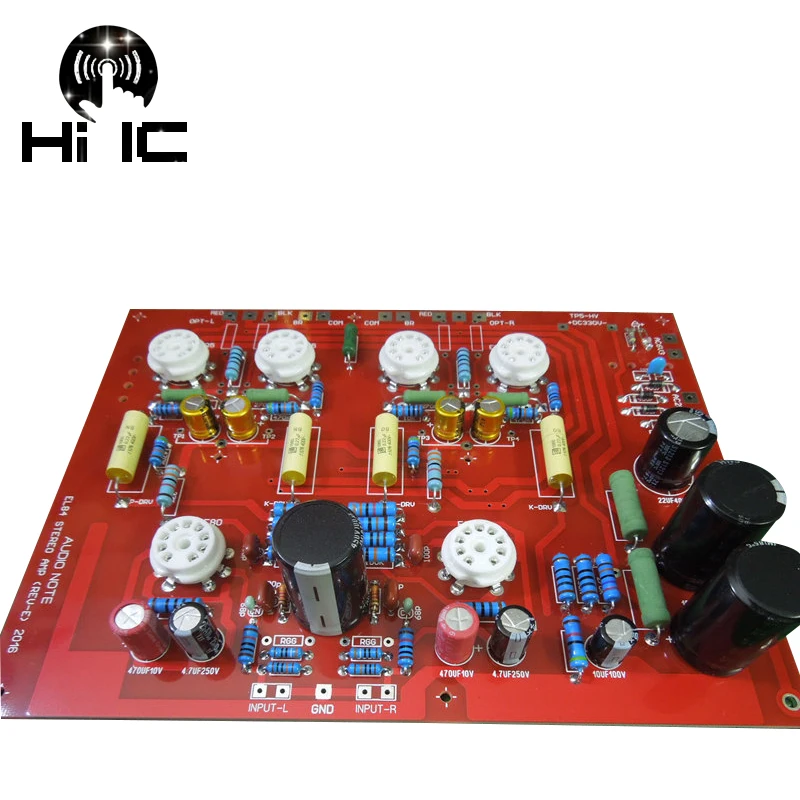Новейший Hi Fi End стерео Push Pull EL84 усилитель вакуумной трубки PCB DIY Kit Ref Audio Note PP