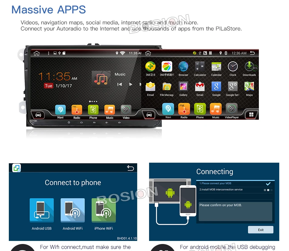 2 din Android 7 1 автомобильный dvd плеер радио Gps стерео для VW GOLF 5 Golf 6 POLO PASSAT B7 T5 CC JETTA TIGUAN