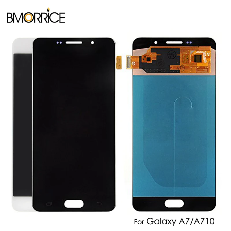 AMOLED для Samsung Galaxy A7 2016 A710 A710F SM-A710 ЖК-дисплей сенсорный экран дигитайзер OLED сборка