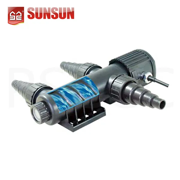 SUNSUN аквариумная уф стерилизация CUV-118 2500L/h CE/GS пластиковая энергосберегающая УФ бактерицидная лампа цена 20 Вт для пруда сада