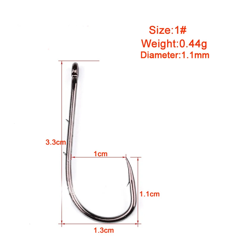 50 шт. рыболовные крючки для ловли карпа из высокоуглеродистой стали | Спорт и