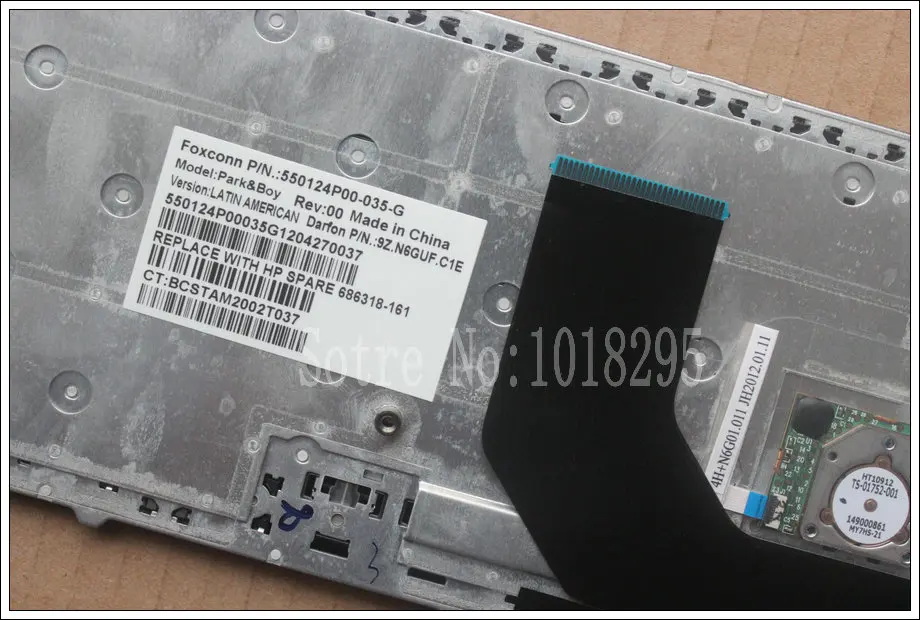 Новая клавиатура для ноутбука HP EliteBook 8560p 8570P 8560B 6560b 6565b 6560P LA 686318-161 | Компьютеры и
