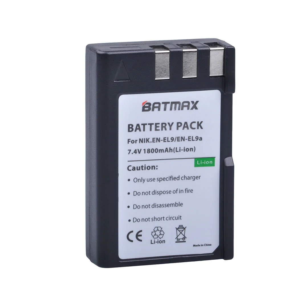 1Pcs 1800mAh EN-EL9 ENEL9 EN EL9 Camera battery for Nikon D40 D60 D40X D5000 D3000 Cameras MH-23 Charger | Электроника