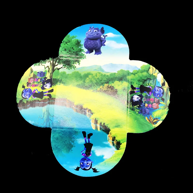 24 шт/лот Vampirina тема шоколадная обертка Vampirina тематическая вечеринка на день рождения украшения Vampirina тема Подставка под шоколад