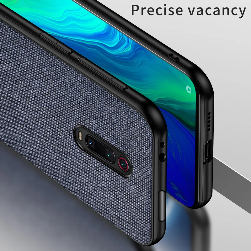 Роскошный тканевый чехол для Xiaomi Redmi K20 Pro кожаный мягкий жесткий из ТПУ mi 9T mi9T 9 SE |