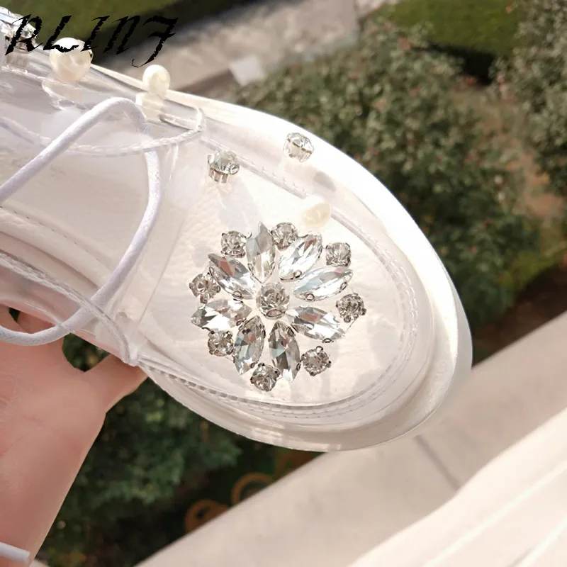 RLINF ручной работы на платформе с толстым каблуком Женские осенние сапоги