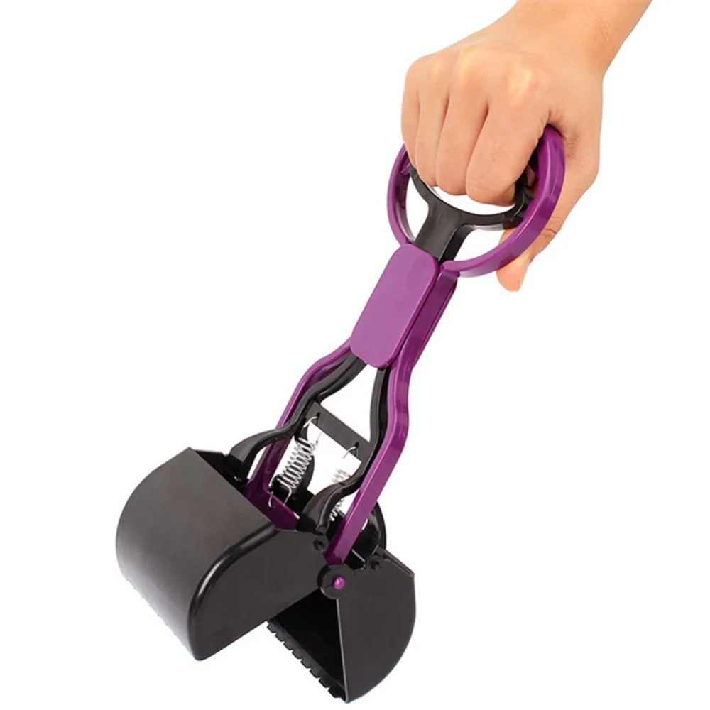 28 см длинный Pet Pooper Scooper захват, совок для уборки собачьих экскрементов ручка совок для уборки животных отходы собак щенков открытый Кот Picker чистящие средства