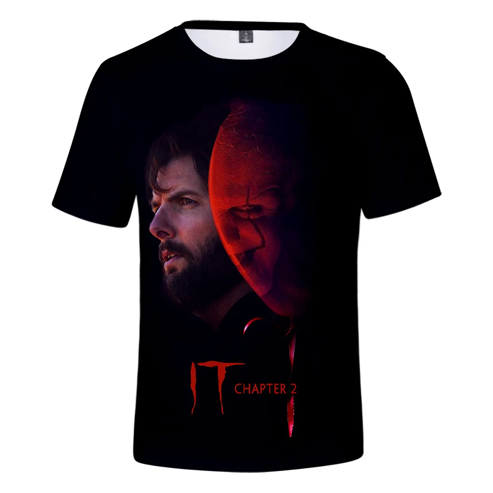 Футболка с 3d принтом IT chapter 2 уличная Harajuku для мужчин и женщин летняя дышащая
