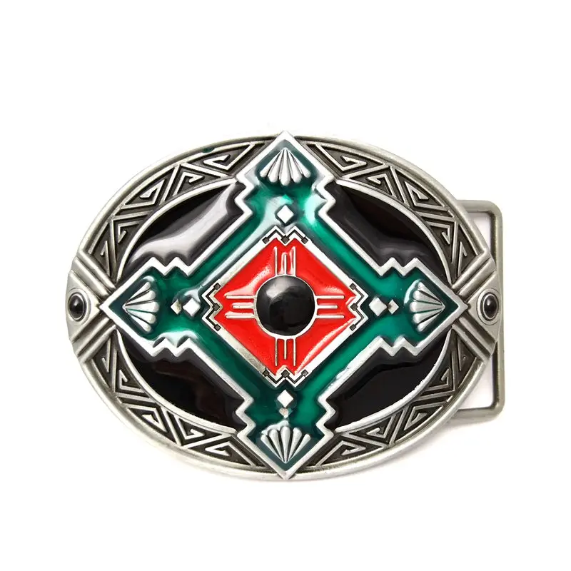 Ремни аксессуары ковбойские Тотем пряжка на ремешке Металл мужские большой