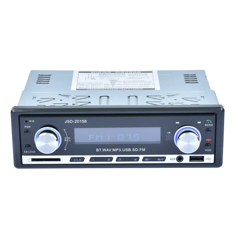 Автомобильное радио Bluetooth автомобильный комплект динамик mp3 карта машина без
