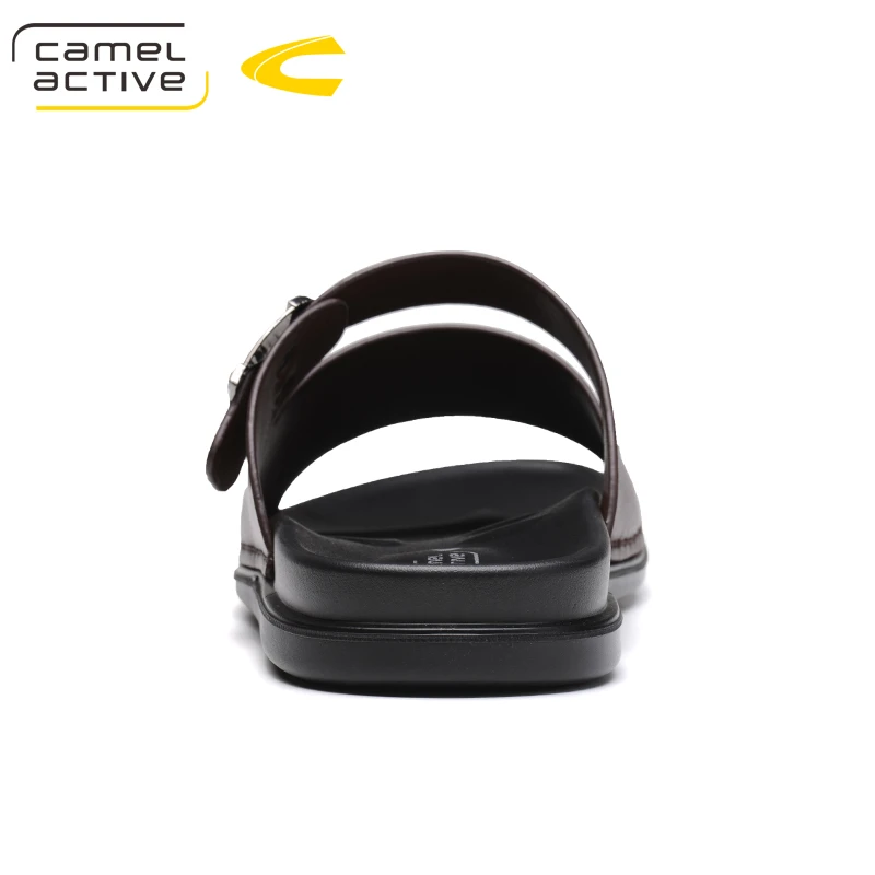 Camel Active Мужская обувь из натуральной кожи удобные летние слиперы большие размеры