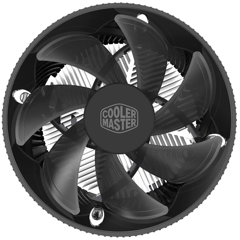 Cooler Master i70 i70C Мини кулер для процессора 12 см светодиодный синий светильник тихий