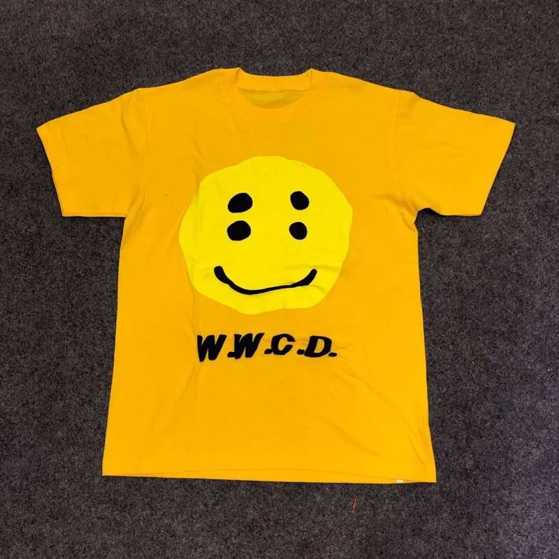 8 Длинные футболки CPFM w. w. C. D уличная футболка с Рокки смайликом w. w. C. D модная повседневная футболка - Цвет: 8