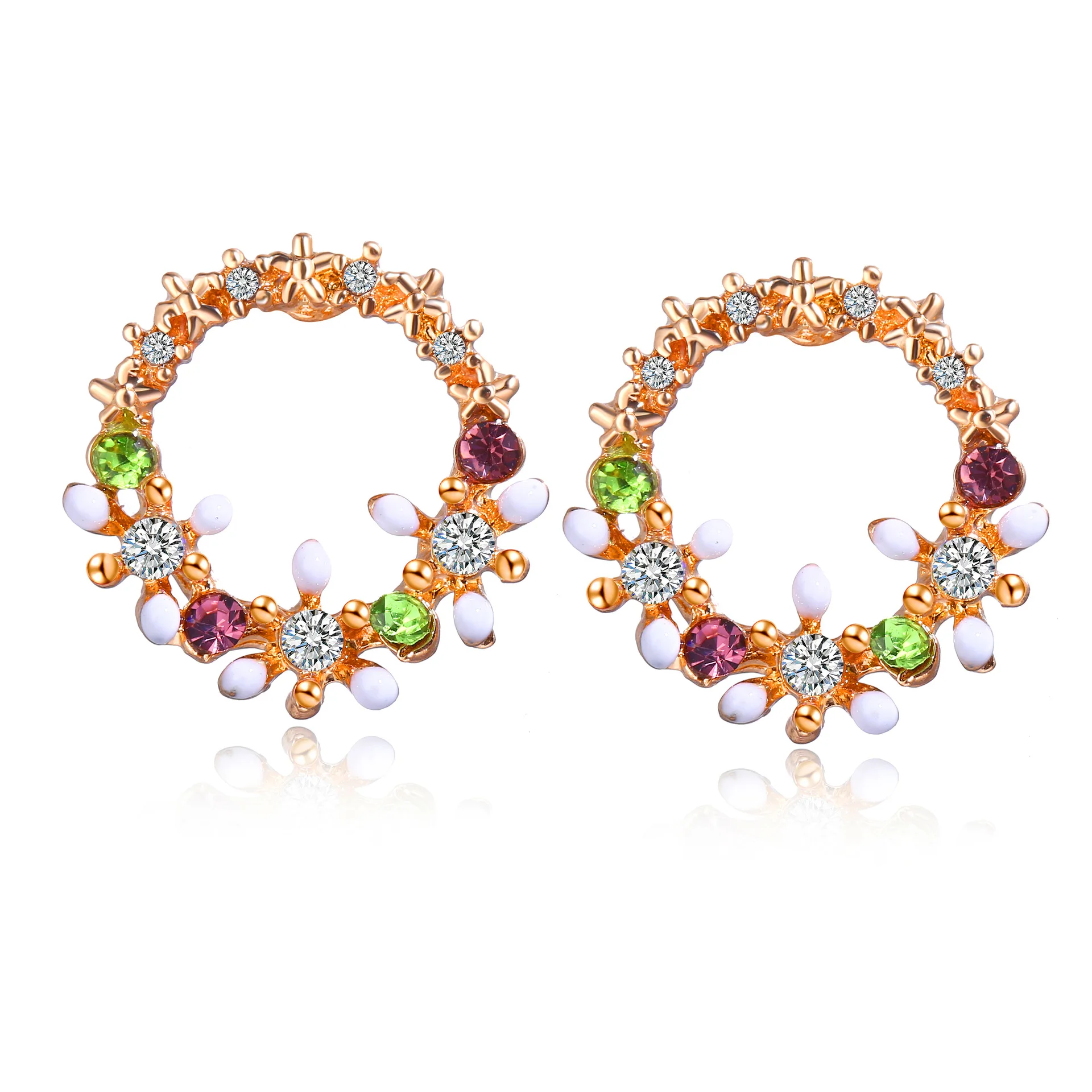 Серьги в европейском и американском стиле модные серьги с имитацией жемчуга для