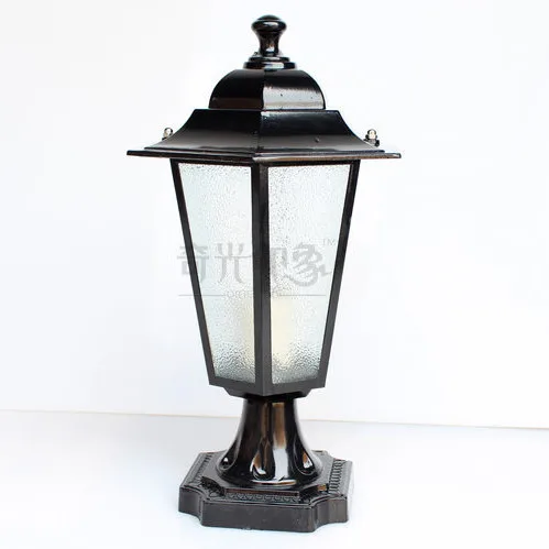 Напольный светильник s для колонн черный/бронзовый алюминиевый постельный