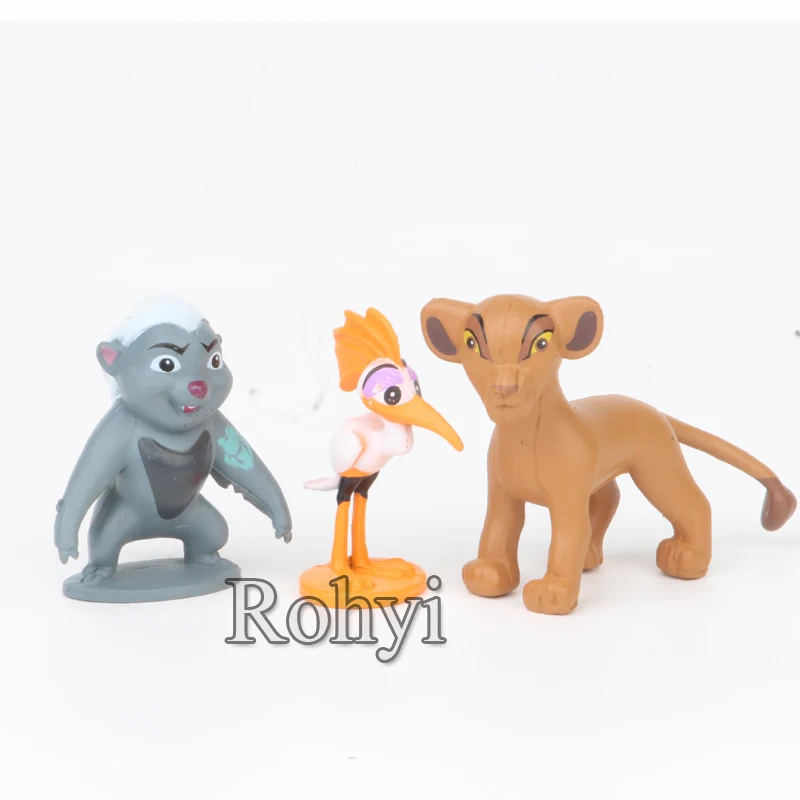 Фигурки героев мультфильмов 12 шт./компл. фигурки мультфильма The Lion Guard King Kion Simba Bunga