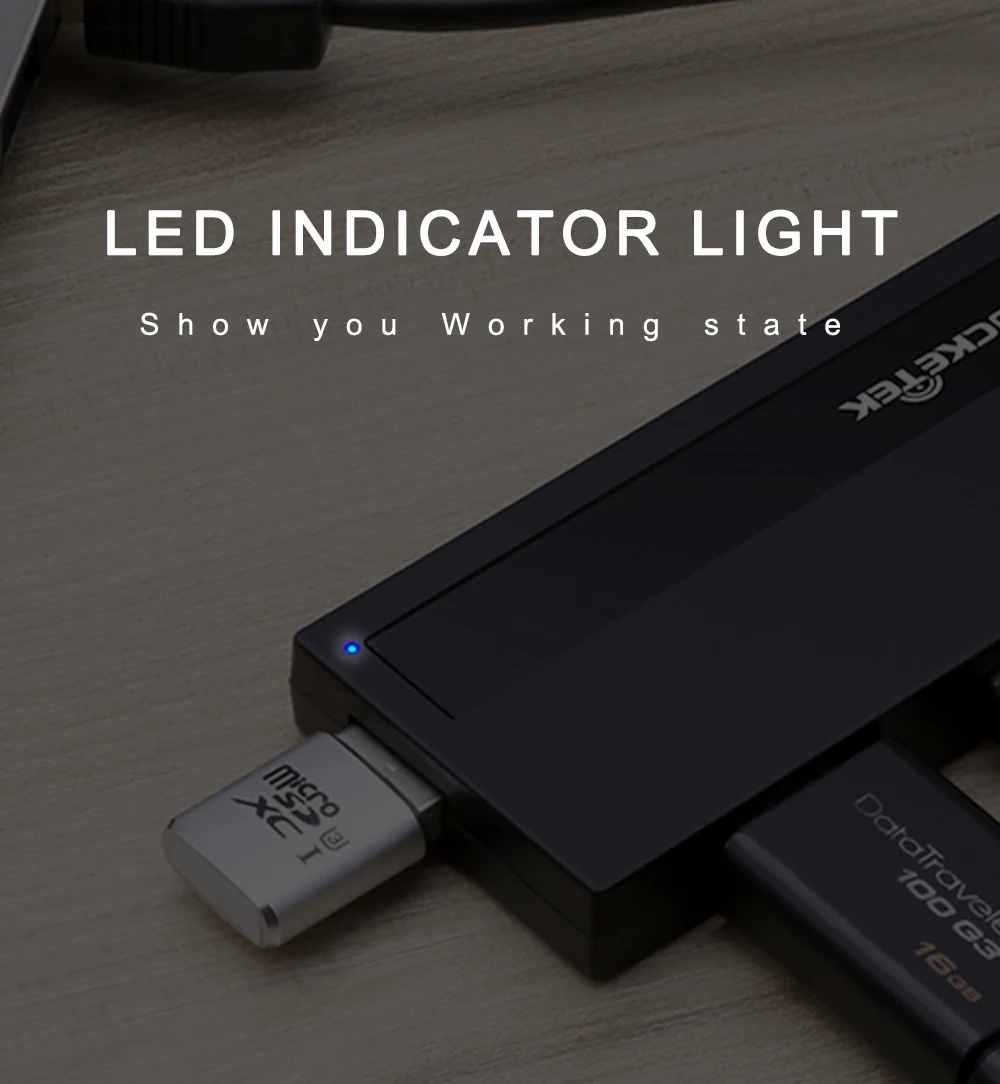 Rocketek мульти otg usb type c 3,0 концентратор 4 порта type-c адаптер usb-c разветвитель интерфейс питания для MacBook Air ПК Аксессуары для ноутбуков