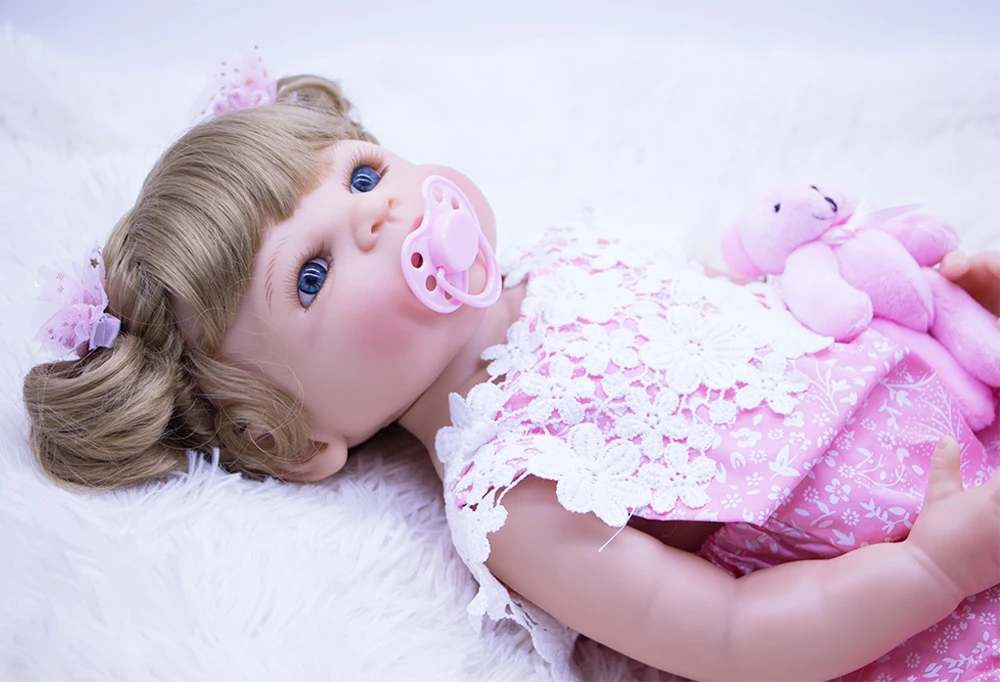 Кукла реборн силиконовая микро объема 55 см|Куклы| |