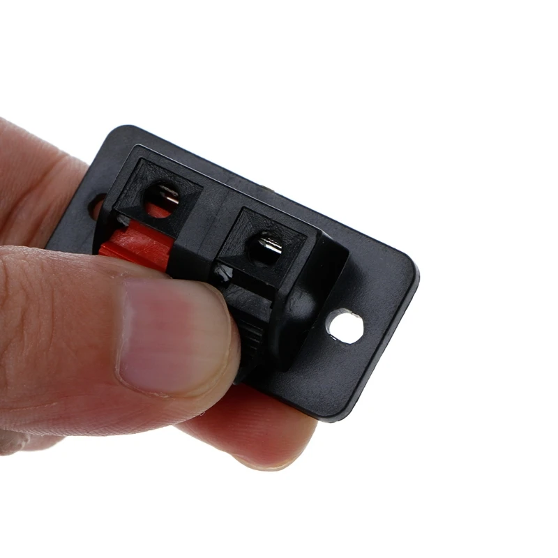 10 шт. 2 положения нажимной разъем пружинная нагрузка аудио динамик Терминалы