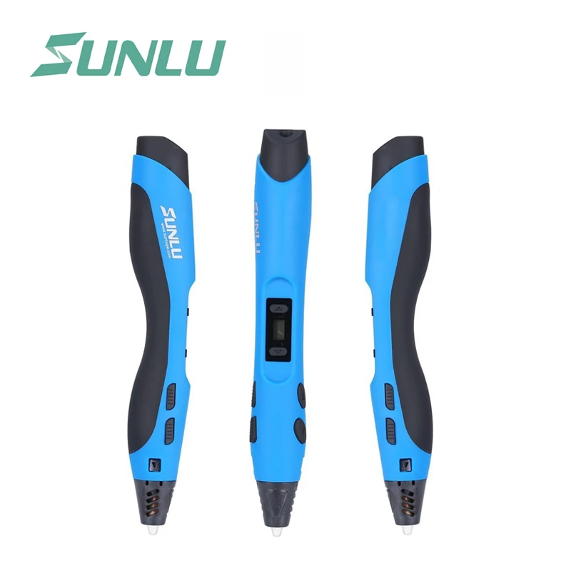 SUNLU 3D ручки для печати SL-300A поддержка 1,75 мм PLA/PLC/ABS нити Цифровой 3D Ручка для рисования для детей и взрослых DIY подарок