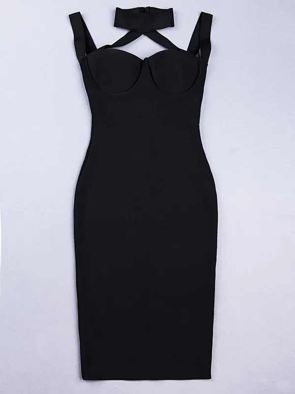 Оптовая продажа новинка H1408 красное черное сексуальное платье средней длины на