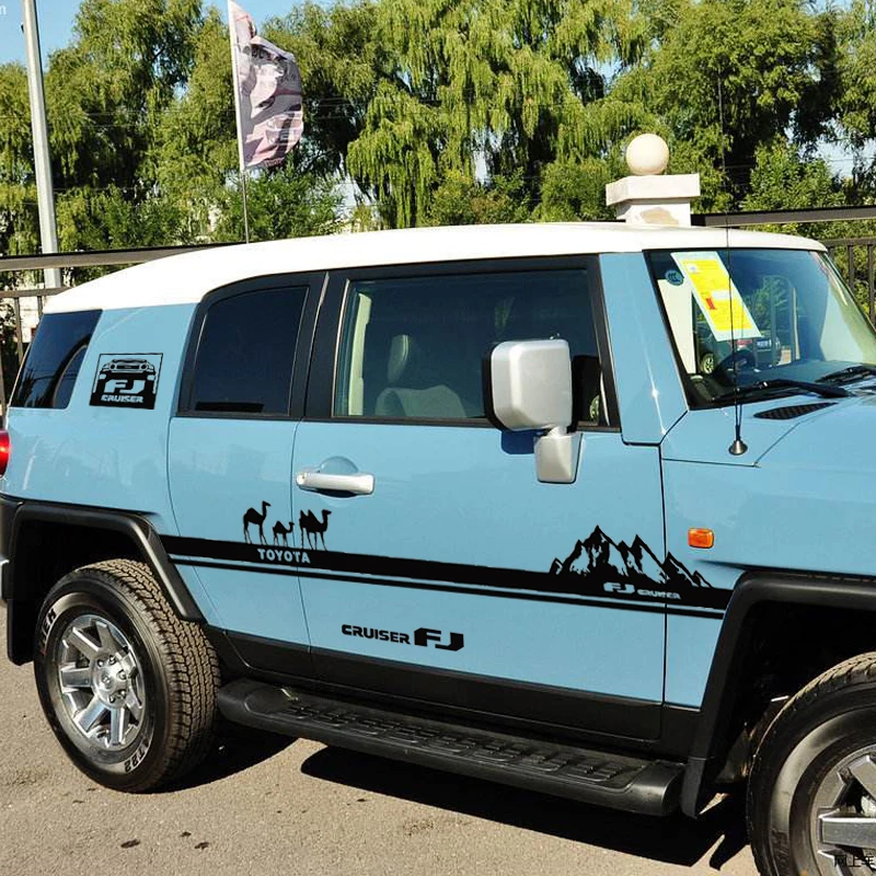 Lsrtw2017 кузова автомобиля Стикеры для Toyota FJ Cruiser 2007 2008 2009 2010 2011 2012 2013 аксессуары