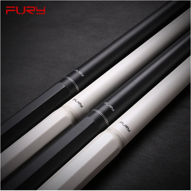 FURY кий супер жесткий вал 11 75 мм 12 8 Ball Cue Совет Черный и белый с случай комплект|Кии