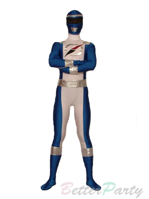 Лайкра спандекс GoGo Sentai Boukenger Zentai костюмы красный/черный/синий/розовый/желтый 5